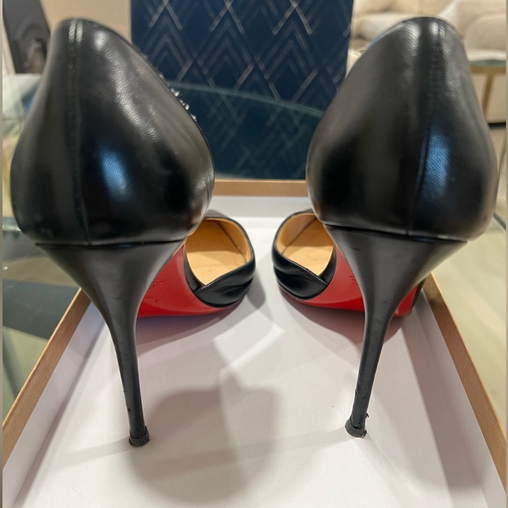 Christian Louboutin Iriza 100 mm Pumps - Nappa leather - Black, Sz 39 - Picture 2 of 5